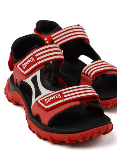 Camper Drift Trail Sandal In 红色