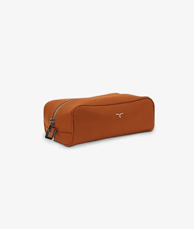 Larusmiani Wash Bag Zarevic Luggage In Orange