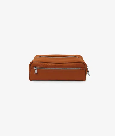 Larusmiani Wash Bag Zarevic Luggage In Orange