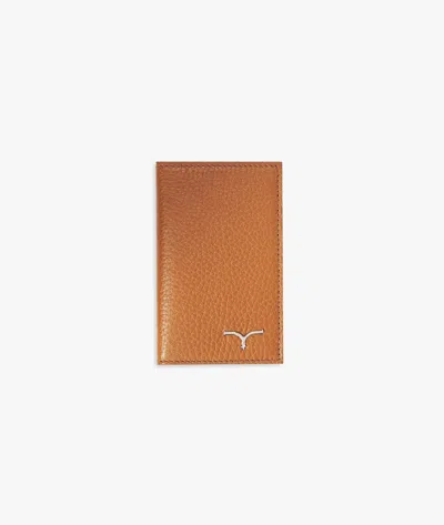 Larusmiani Vertical Card Holder St.moritz Wallet In Sienna