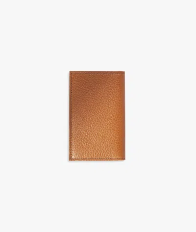 Larusmiani Vertical Card Holder St.moritz Wallet In Sienna