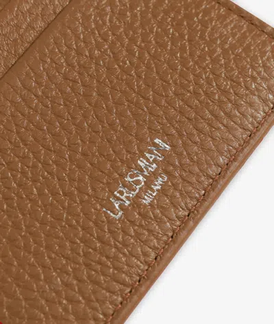 Larusmiani Horizontal Card Holder St.moritz Wallet In Sienna