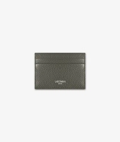 Larusmiani Horizontal Card Holder St.moritz Wallet In Green