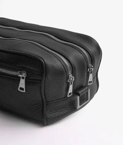Larusmiani Wash Bag Tzar Luggage In Black