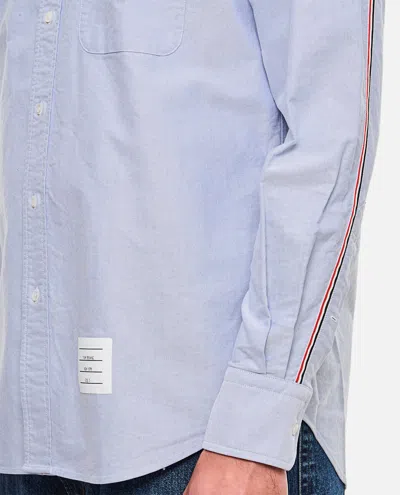 Thom Browne Light Blue Cotton Button-down Shirt