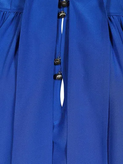 Dsquared2 Silk Mini Dress In Blue