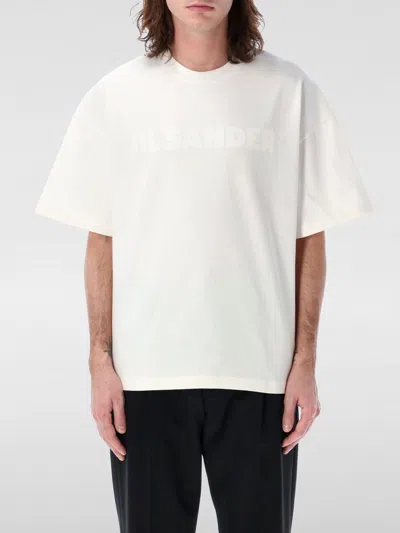Jil Sander Men's Basic T-shirt In White