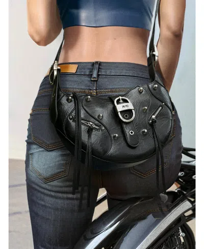 Jw Pei Handbags Tessa Crushed Small Shoulder Bag In Black