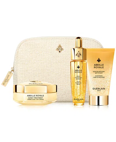 Guerlain Limited Edition Abeille Royale Anti-aging Youth Watery Oil Serum Set In No Color