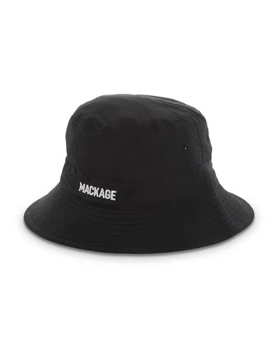 Mackage Sasha Logo Bucket Hat In Black