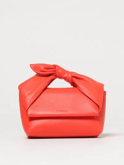 Jw Anderson Oversize Bow Knot Shoulder Bag In Orange