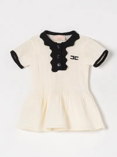 Elisabetta Franchi La Mia Bambina Romper  Kids Color Yellow Cream In Yellow Cream