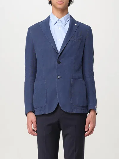 Luigi Bianchi Jacket  Men Color Blue 1 In Blau 1