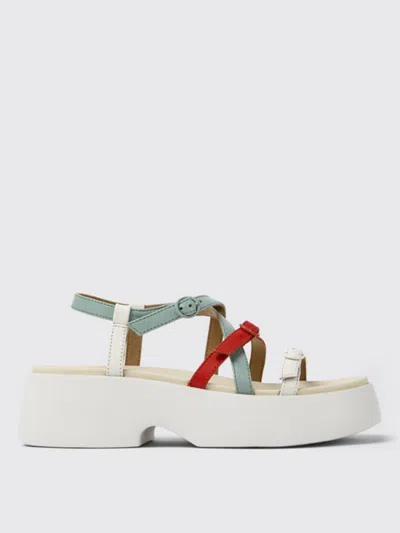 Camper Tasha Strappy Platform Sandal, Women's At Urban Outfitters In Bunt