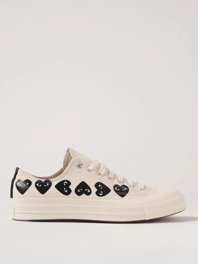 Comme Des Garçons Play X Converse Multi Heart Chuck 70 Low Trainers In Weiss