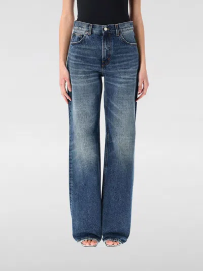 Haikure Korea Blue Washed Jeans In Blau