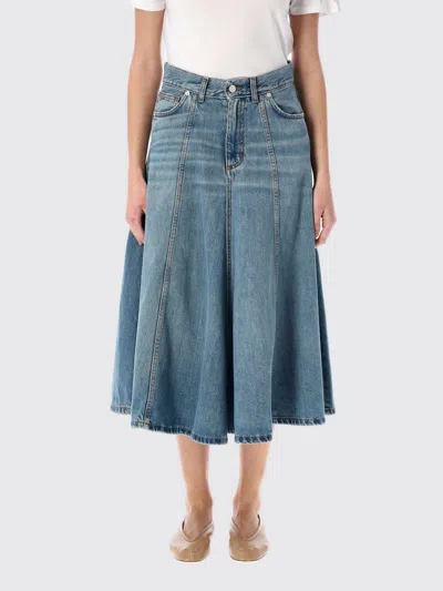Haikure "serenity" Midi Skirt In Blau