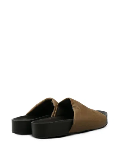 Uma Wang Leather Sandal In Multicolour