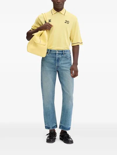 Jacquemus Cotton Jeans In Blue