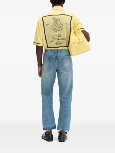 Jacquemus Cotton Jeans In Blue