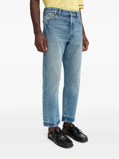 Jacquemus Cotton Jeans In Blue