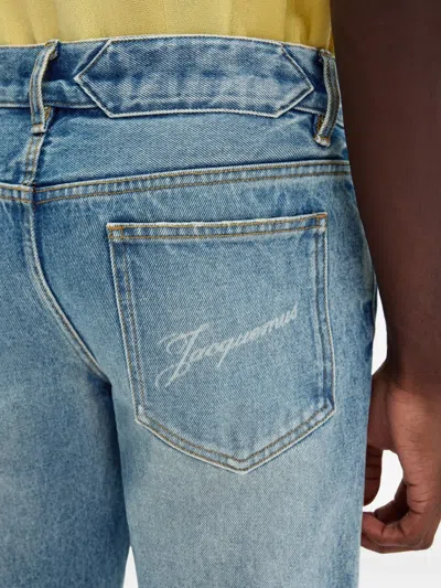 Jacquemus Cotton Jeans In Blue