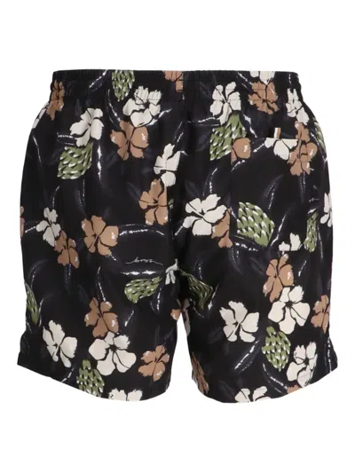 Hugo Boss Boss Piranha Swim Shorts Black In Schwarz