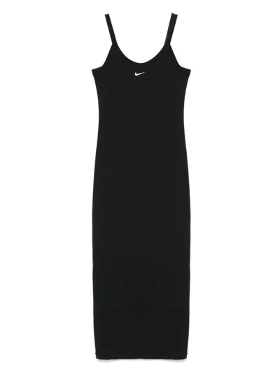 Nike Tank Midi Dress In Black