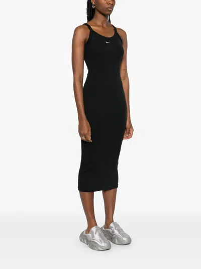 Nike Tank Midi Dress In Black
