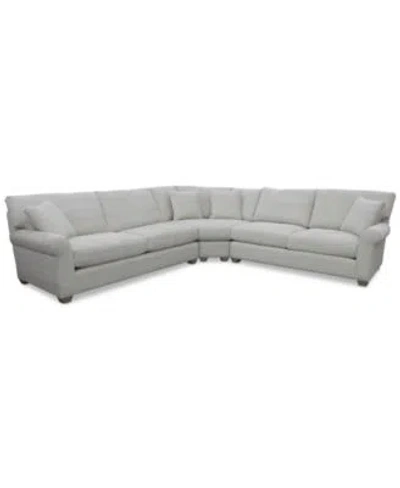 Macy's Reiter Fabric Sectional Collection Exclusively At Macys In Cobblestone