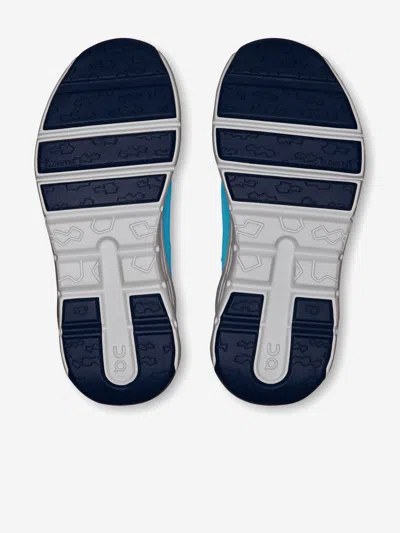On Kids Cloudleap Trainers In Blue