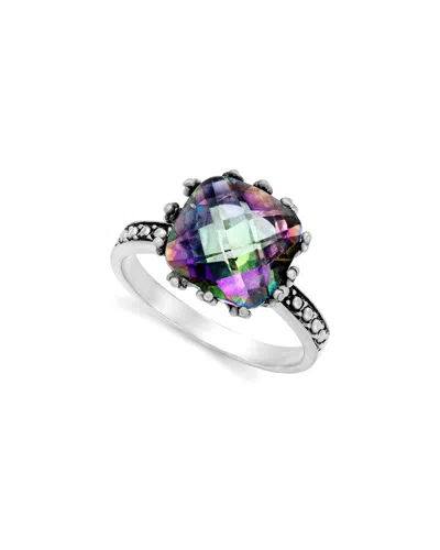 Samuel B. Silver 4.20 Ct. Tw. Mystic Quartz Ring
