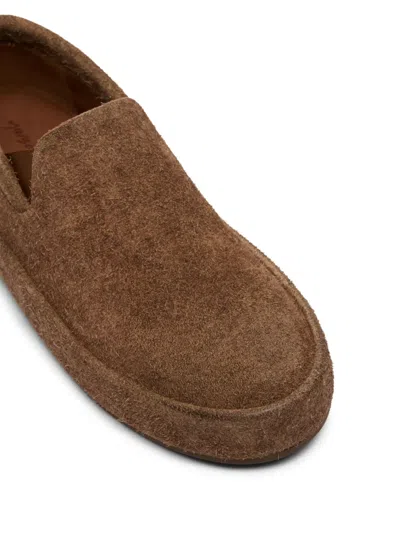 羊毛圆头乐福鞋