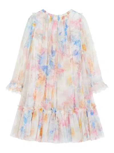 花卉印花连衣裙