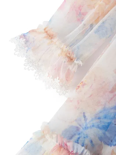 花卉印花连衣裙