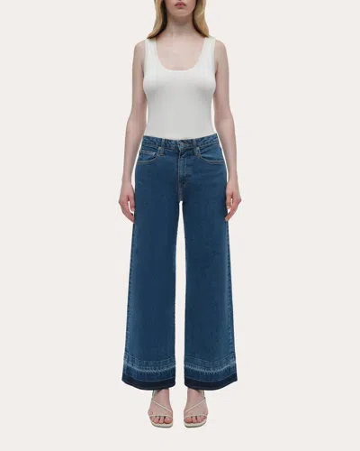 Simkhai Jude Wide Leg Jean In Marine In Blue