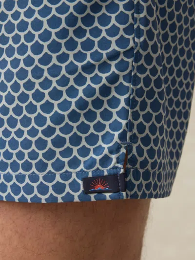 Faherty Shortlite Swim Trunks In Blue