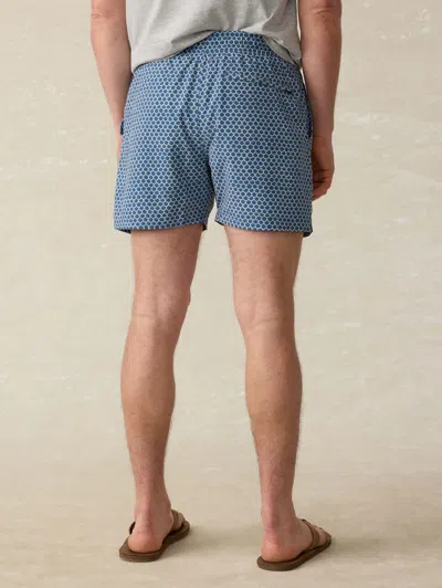 Faherty Shortlite Swim Trunks In Blue