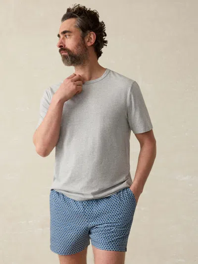 Faherty Shortlite Swim Trunks In Blue