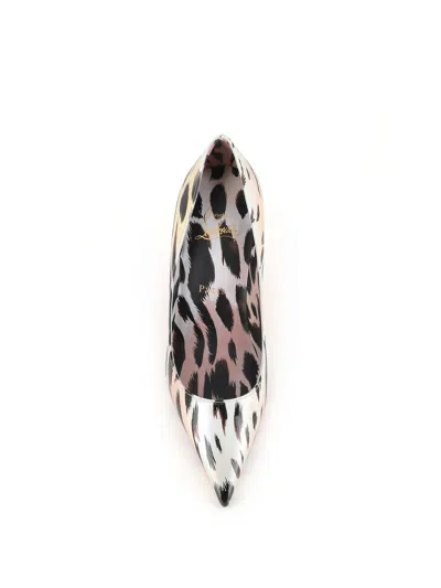 Christian Louboutin Miss Z Pumps In Gigi Printed Patent Calfskin Leather In Vintage Rose