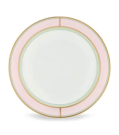 Ginori 1735 Porcelain Colonna Diva Rosa Soup Plate