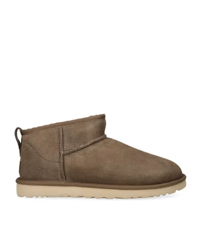 Ugg Classic Ultra Mini Hickory Boot In Brown