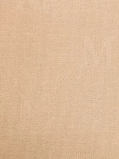 Max Mara Curvone Scarf In Neutrals