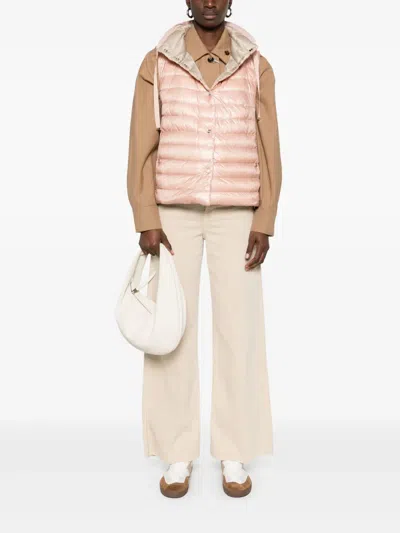 Herno Padded Vest In Pink
