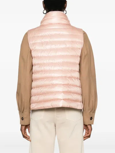 Herno Padded Vest In Pink