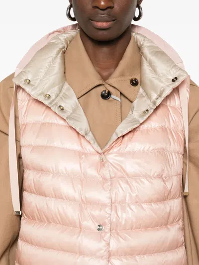 Herno Padded Vest In Pink