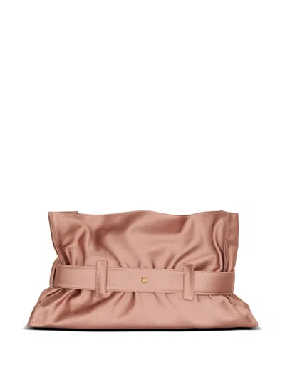 Balmain Medium Anthem Shoulder Bag In Pink