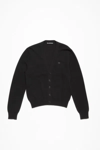 Acne Studios Men Scollo V Cardigan In Black