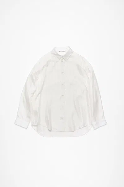 Acne Studios Button-up Shirt In 100 White