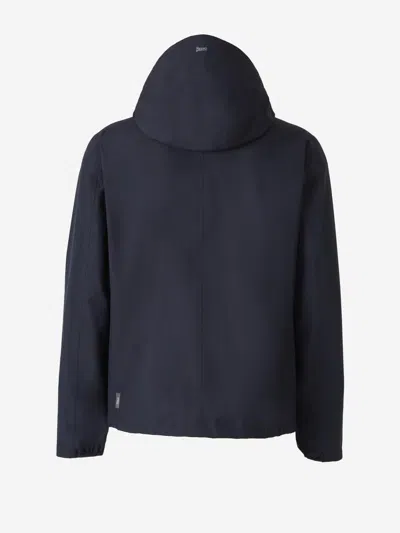 Herno Bomber Jacket In Essence In Midnight Blue